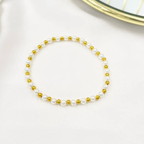 Bracciale Perle e Pallini Elastico
