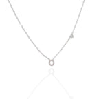 Collane letterine cuore argento