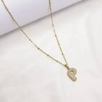 Collana Letterine Grandi Oro