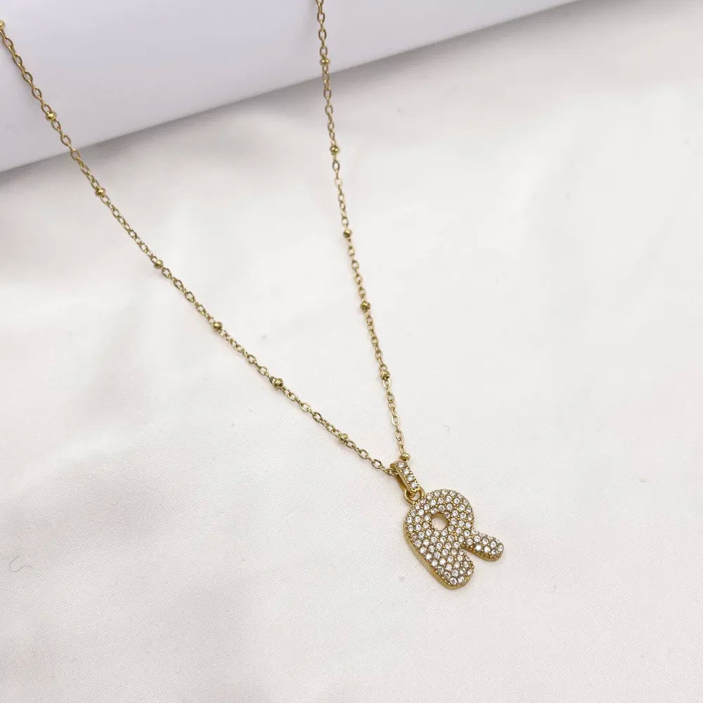 Collana Letterine Grandi Oro