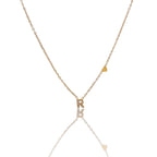 Collane letterine cuore oro