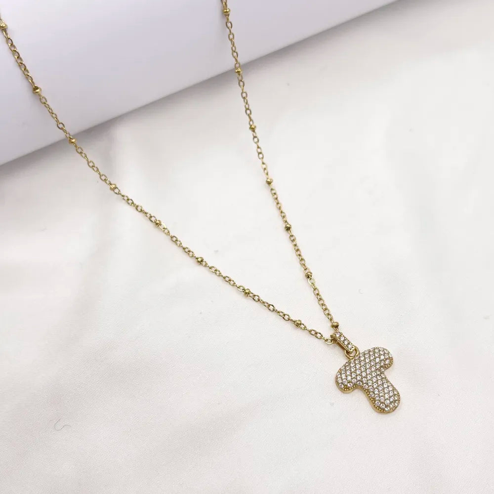 Collana Letterine Grandi Oro