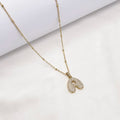 Collana Letterine Grandi Oro