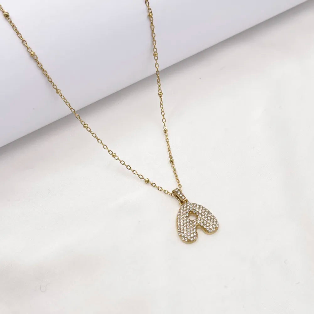 Collana Letterine Grandi Oro