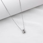 Collana Letterine Piccole Argento
