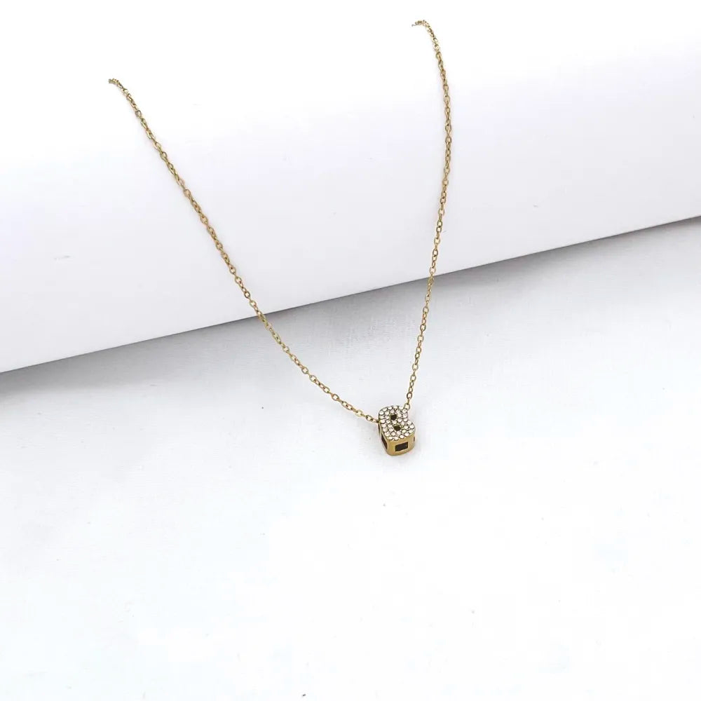 Collana Letterine Piccole Oro