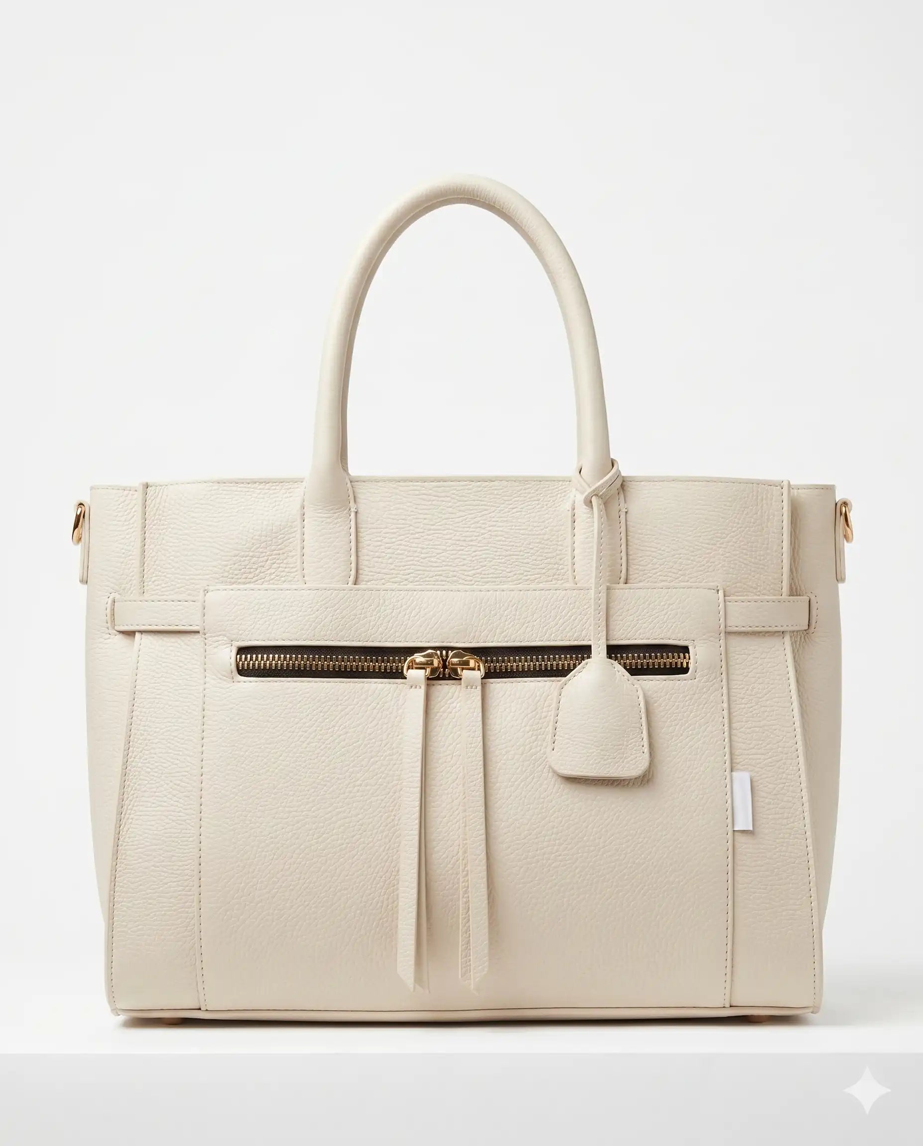 Borsa Strutturata Zip Frontale