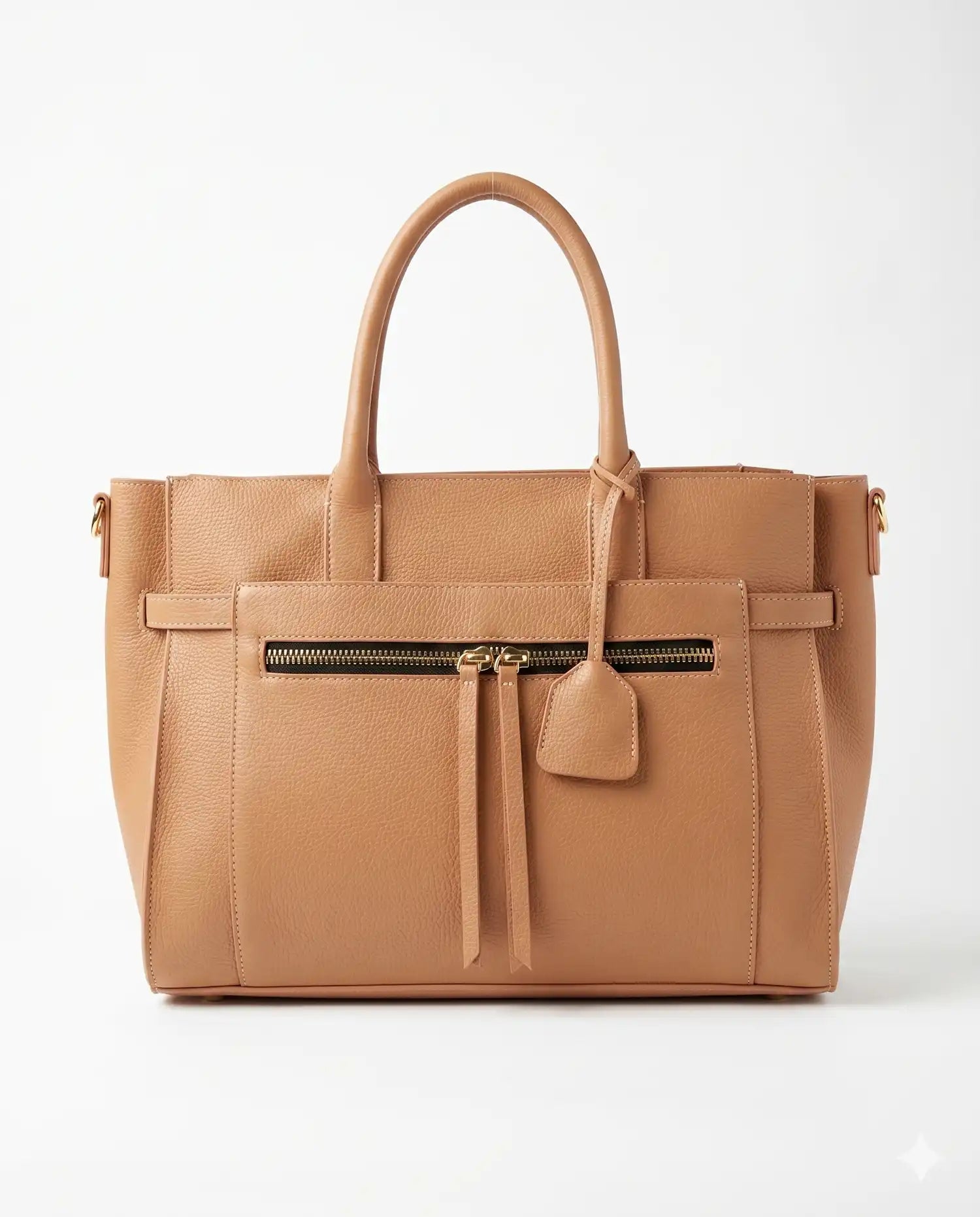 Borsa Strutturata Zip Frontale