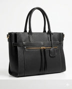 Borsa Strutturata Zip Frontale