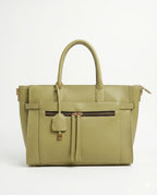 Borsa Strutturata Zip Frontale