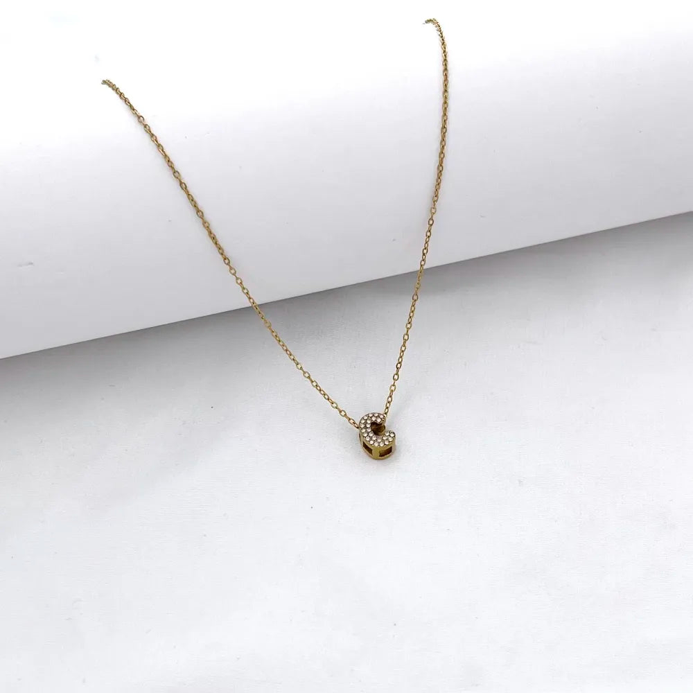 Collana Letterine Piccole Oro