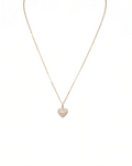 Collana cuore brillantini