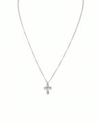 Collana croce con punti luce