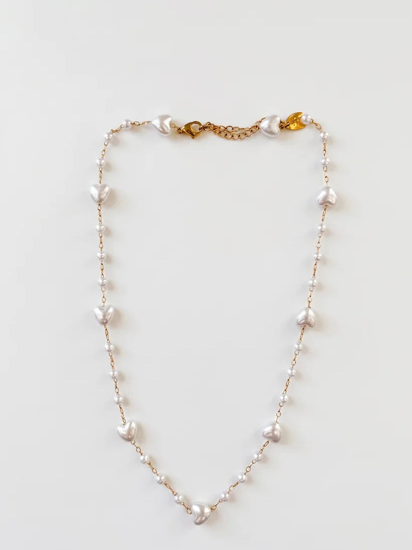 Collana Perle Cuore