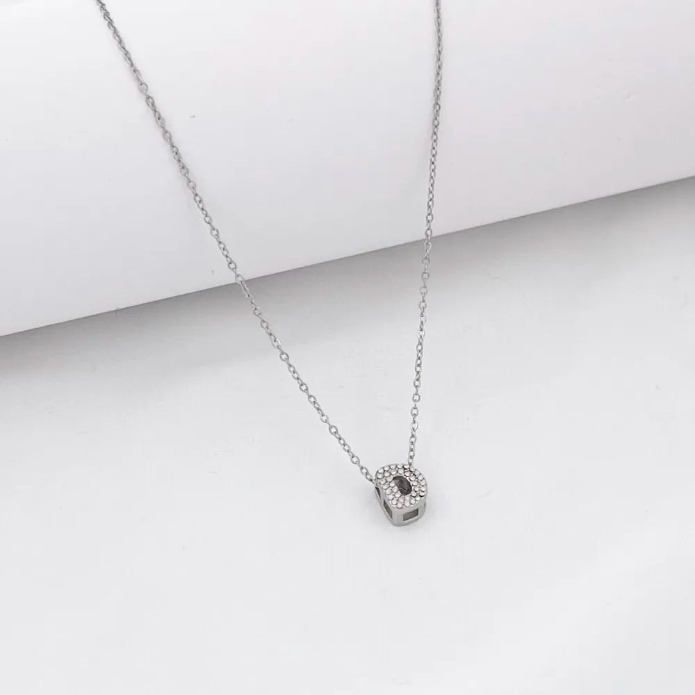 Collana Letterine Piccole Argento
