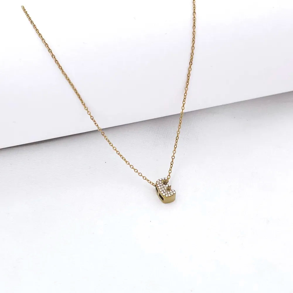 Collana Letterine Piccole Oro