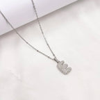 Collana Letterine Grandi Argento