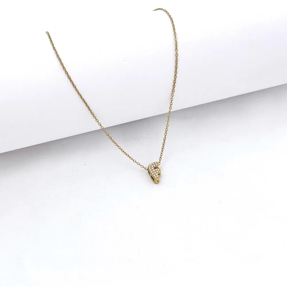 Collana Letterine Piccole Oro