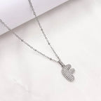 Collana Letterine Grandi Argento