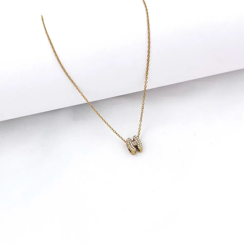 Collana Letterine Piccole Oro