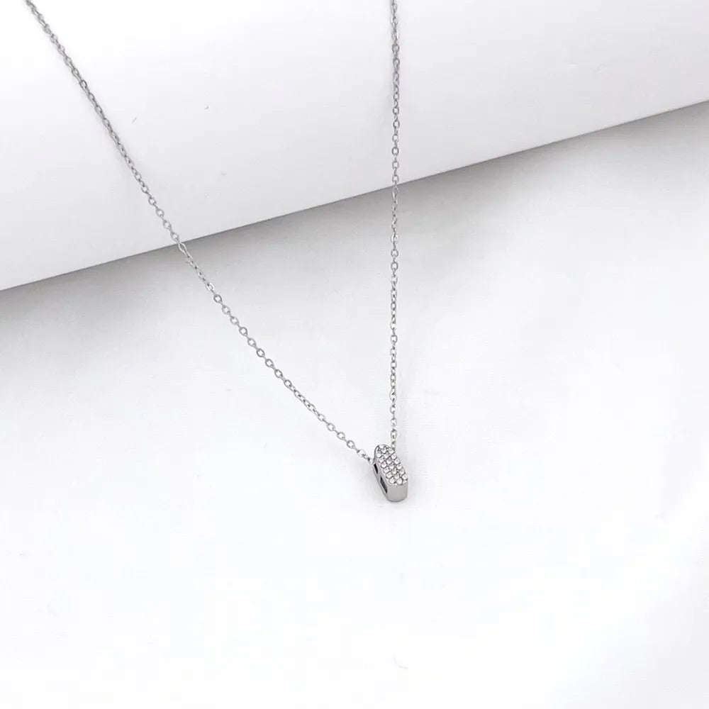 Collana Letterine Piccole Argento
