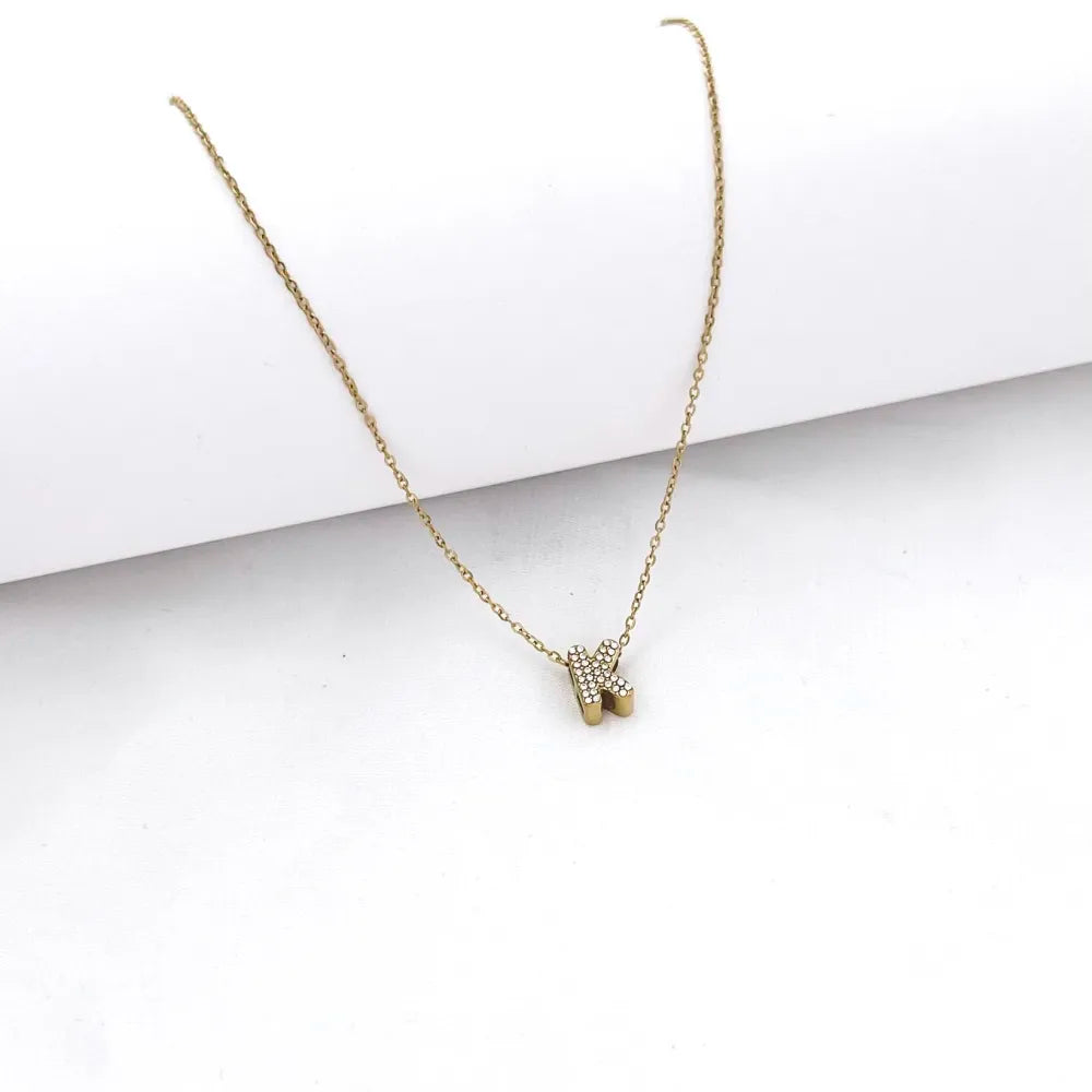Collana Letterine Piccole Oro