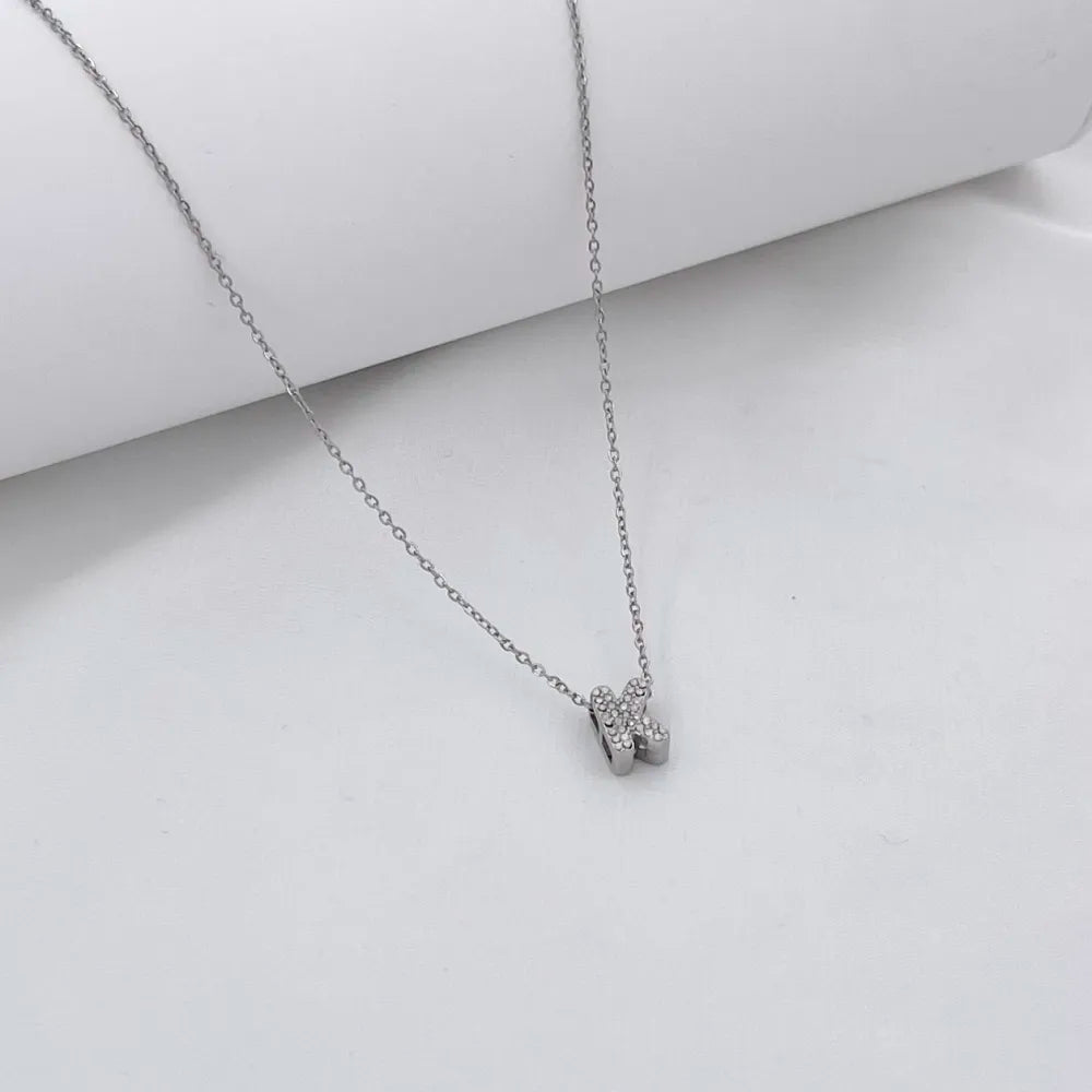 Collana Letterine Piccole Argento