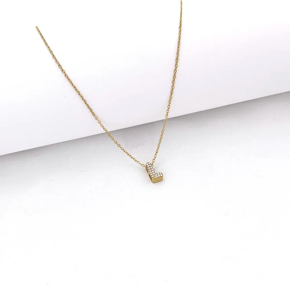 Collana Letterine Piccole Oro
