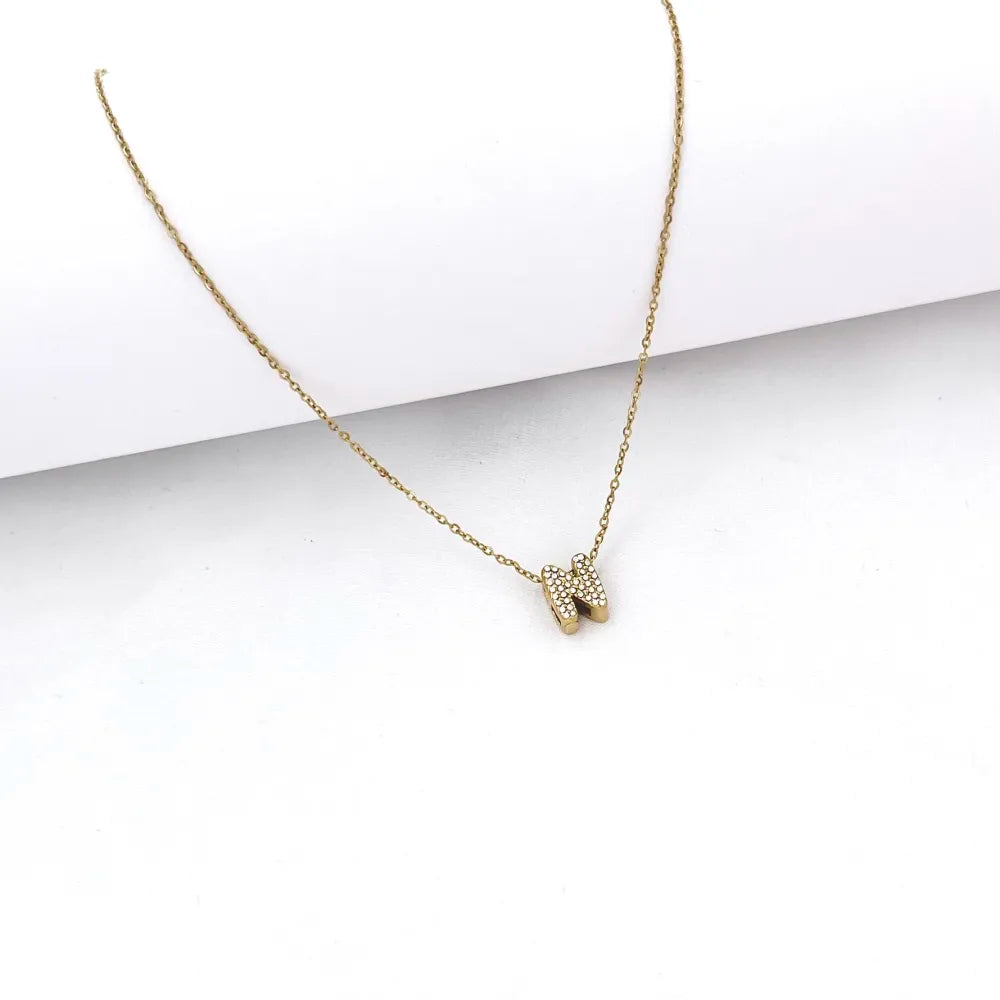 Collana Letterine Piccole Oro