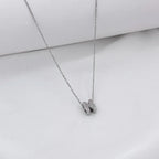Collana Letterine Piccole Argento
