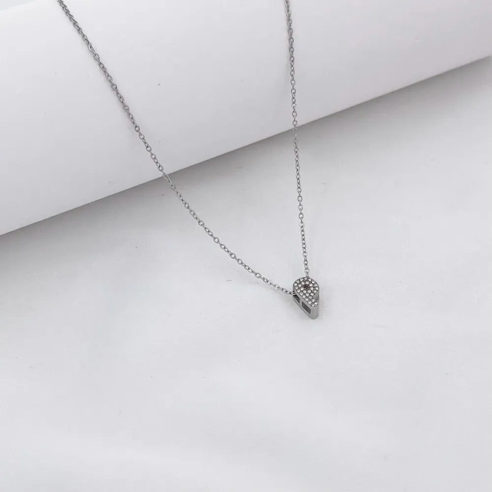Collana Letterine Piccole Argento