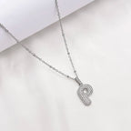 Collana Letterine Grandi Argento