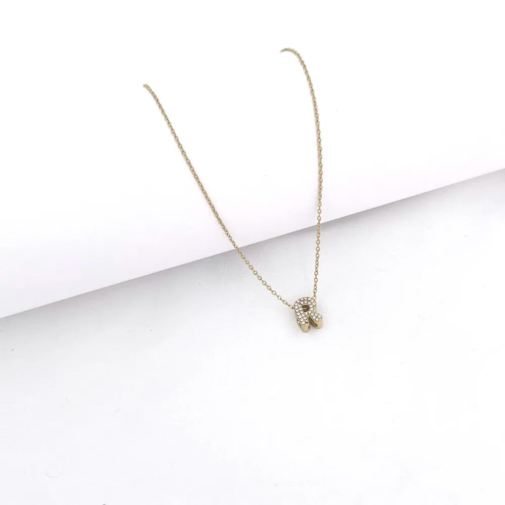 Collana Letterine Piccole Oro