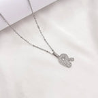 Collana Letterine Grandi Argento