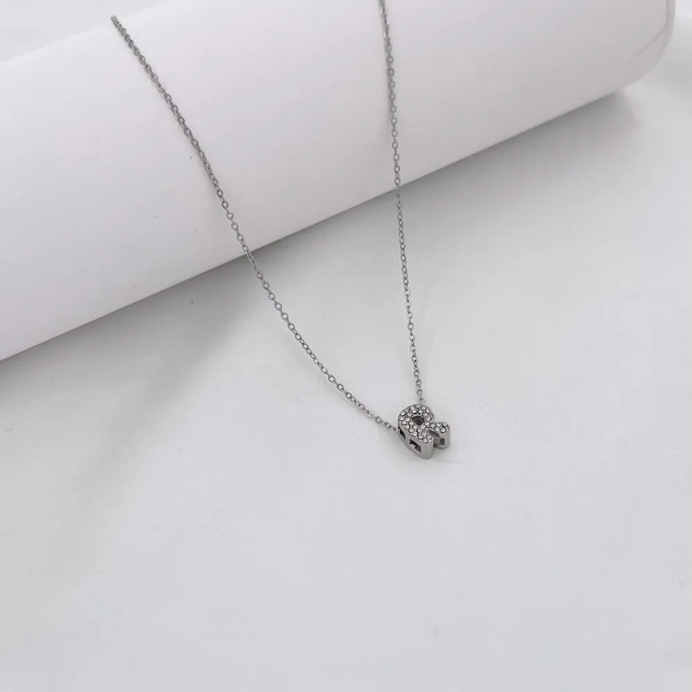 Collana Letterine Piccole Argento