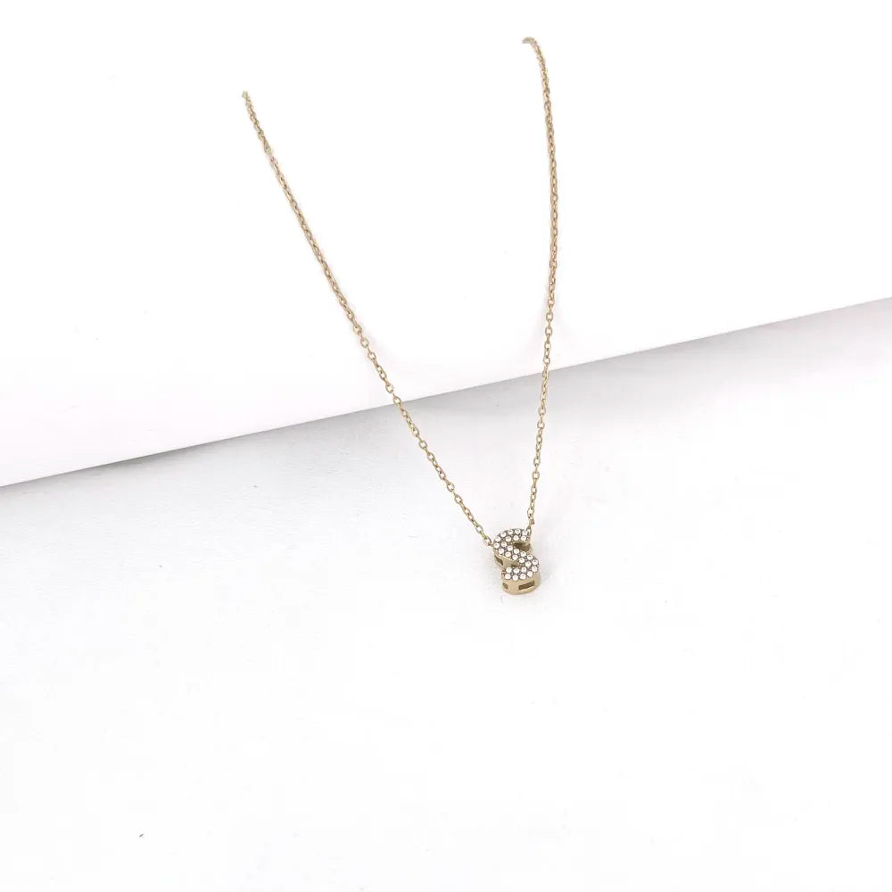 Collana Letterine Piccole Oro