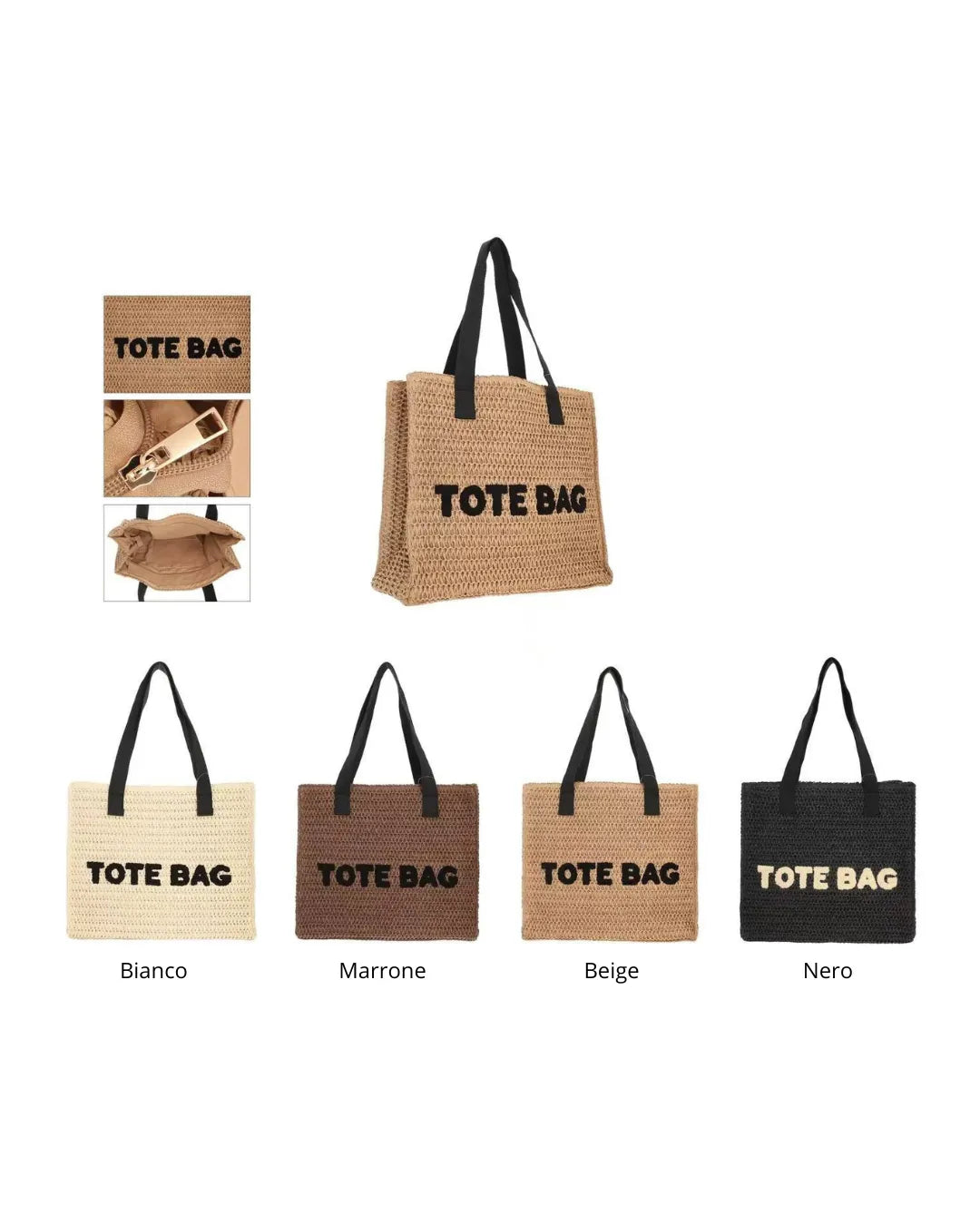 Tote Bag Rafia Grande