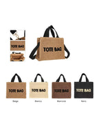 Tote Bag Rafia Mini